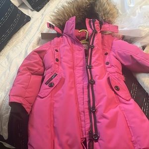 A pink Canada weathergear coat